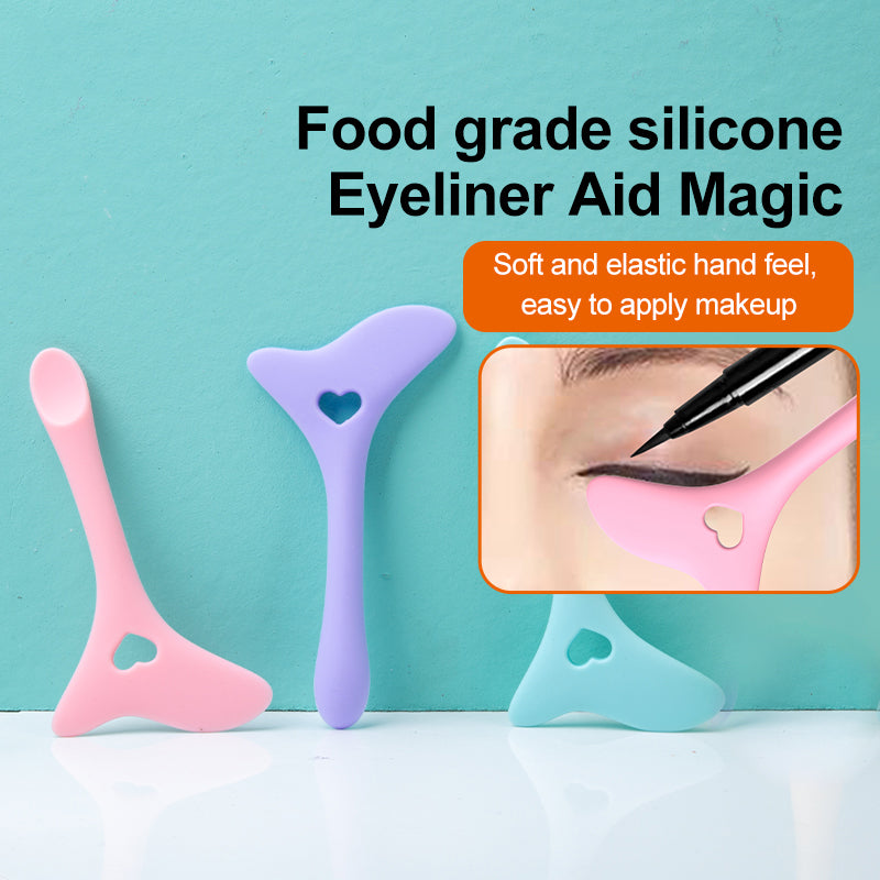 Silicone Eyeliner Stencil Wing Tip Face Cream Applicator For Beginners