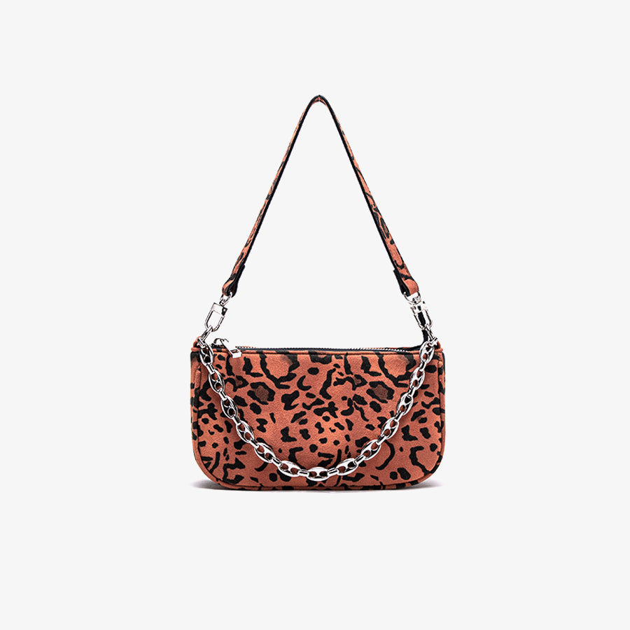 Chain baguette cross-body bag