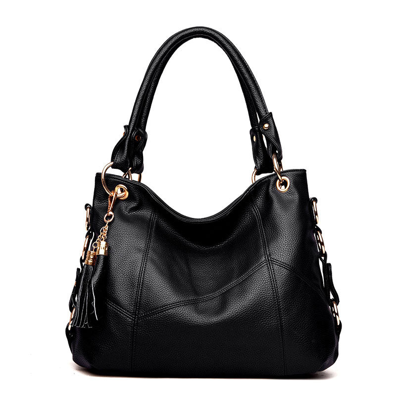 Soft leather cross-body bag