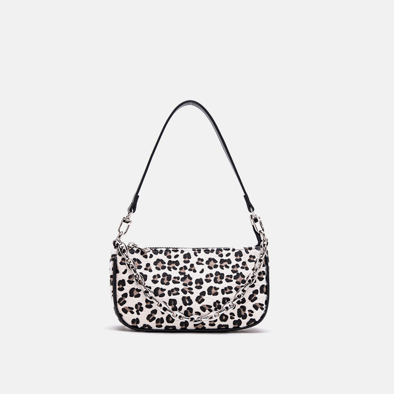 Chain baguette cross-body bag