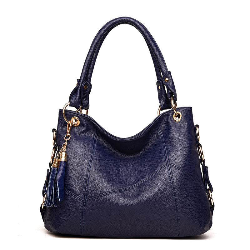 Soft leather cross-body bag