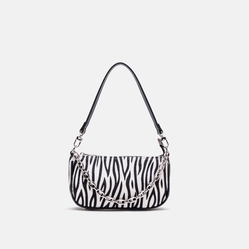 Chain baguette cross-body bag