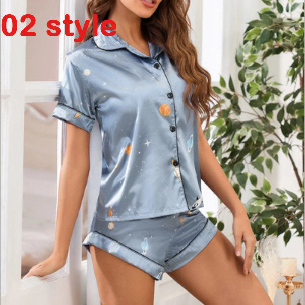 V-Neck Stretch Sleepwear