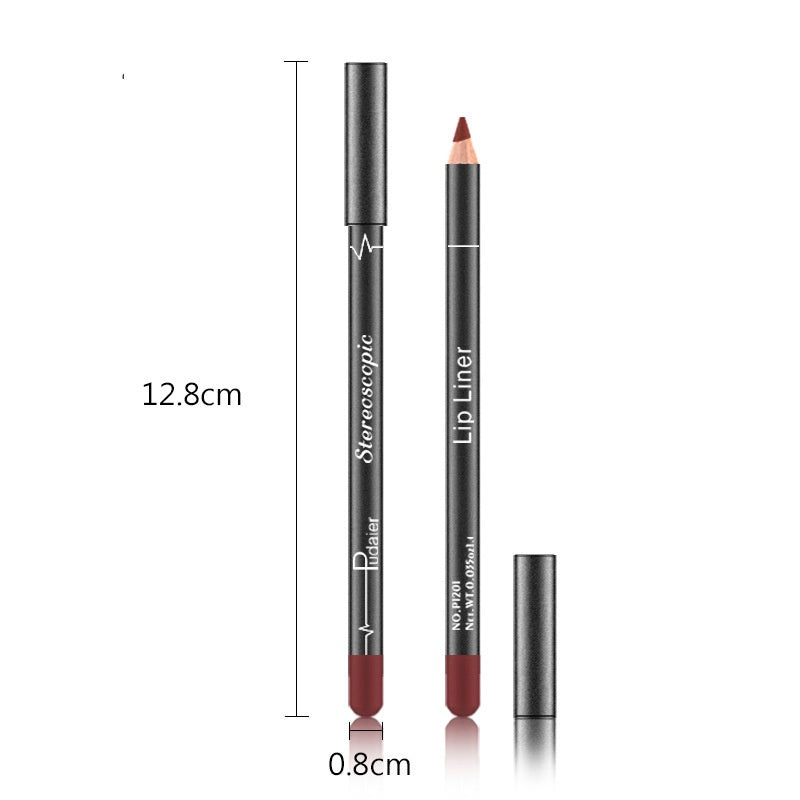 12 Colors Waterproof Lip Liner