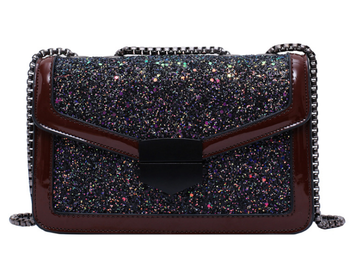Sequin cross body bag