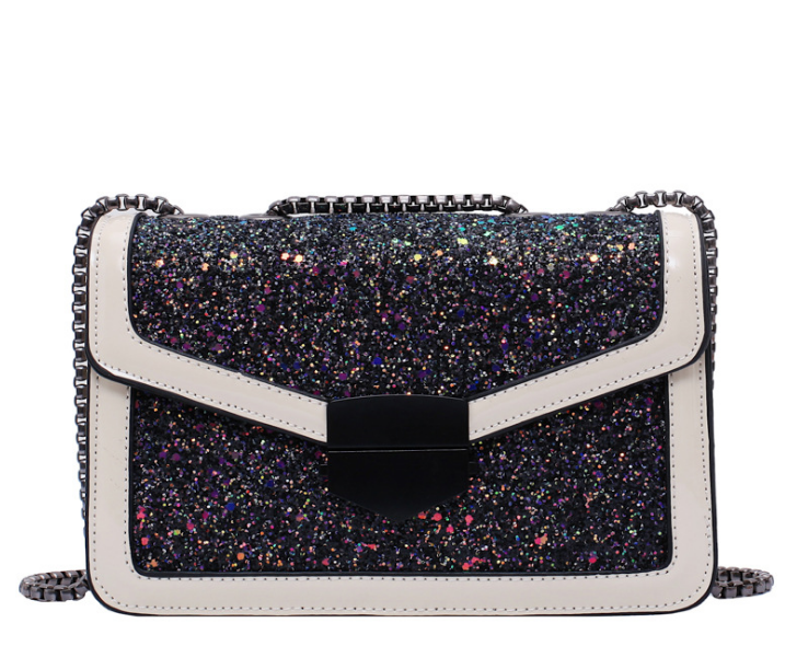 Sequin cross body bag