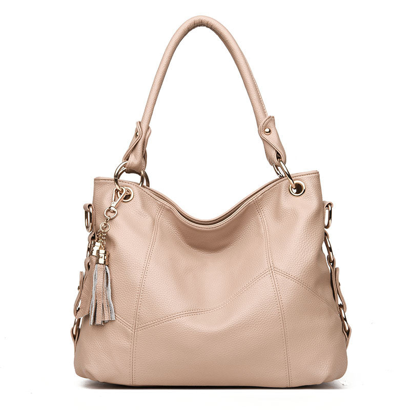 Soft leather cross-body bag