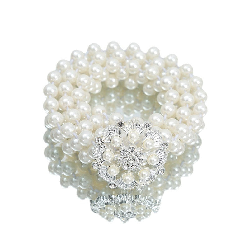 White Pearl Waist Chain Decoration
