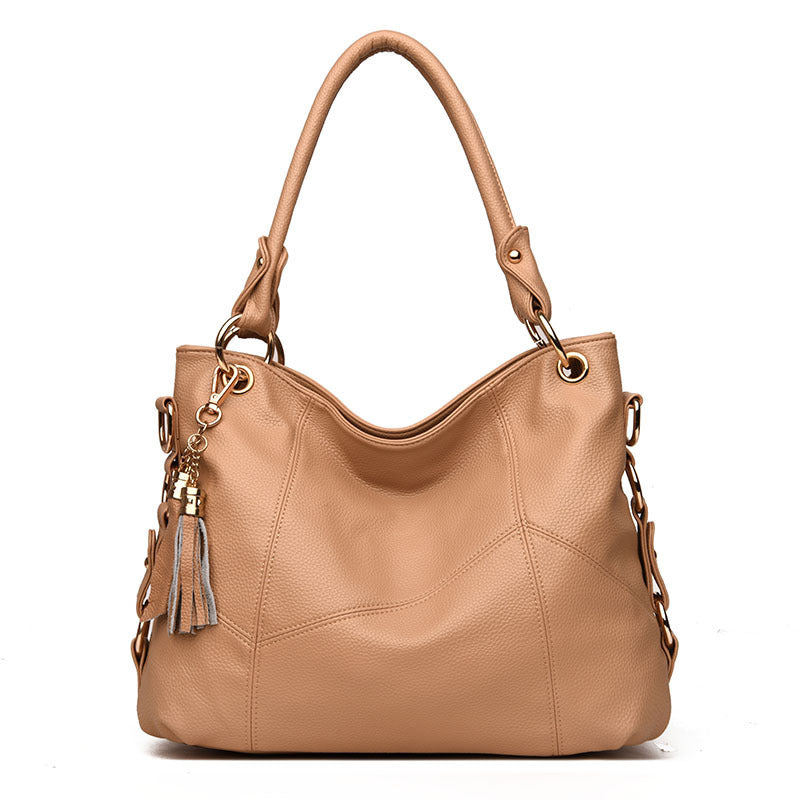 Soft leather cross-body bag