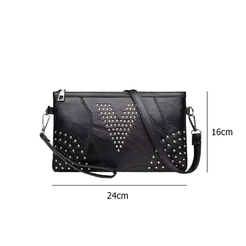 All-match lambskin bag ladies clutch