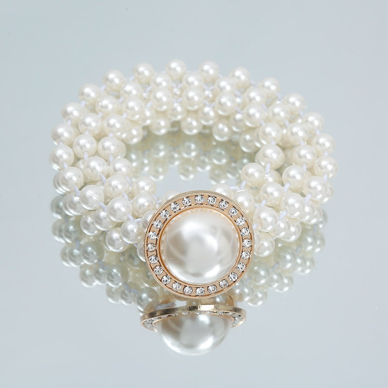 White Pearl Waist Chain Decoration