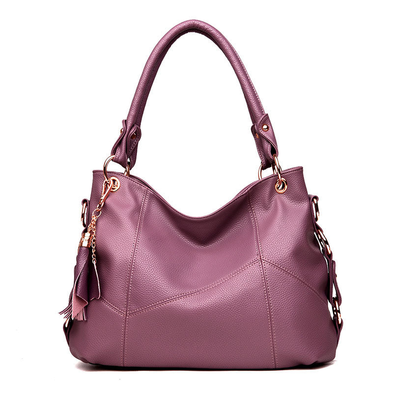 Soft leather cross-body bag