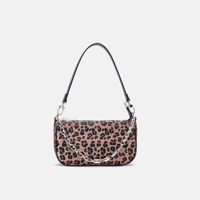 Chain baguette cross-body bag