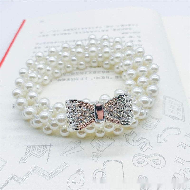 White Pearl Waist Chain Decoration