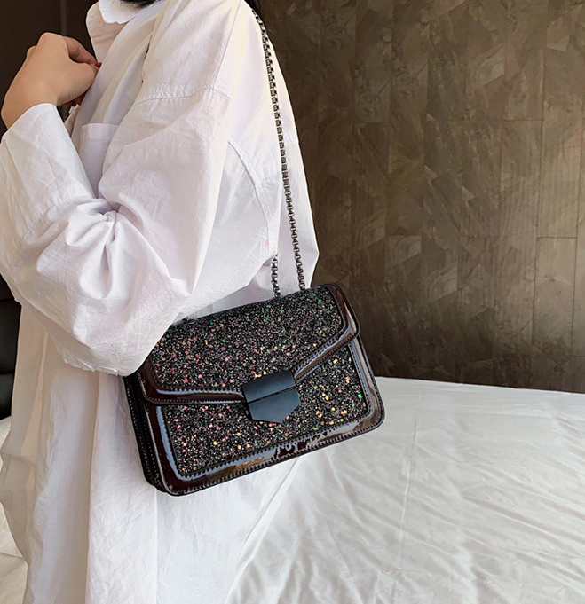 Sequin cross body bag