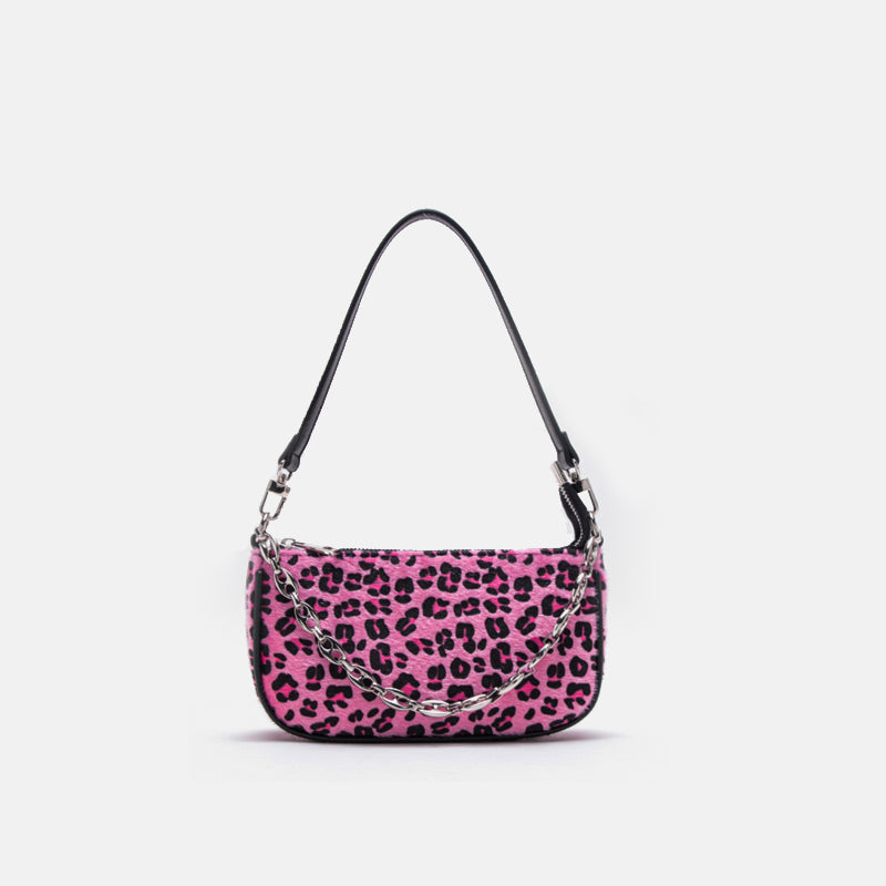 Chain baguette cross-body bag