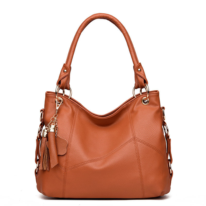Soft leather cross-body bag