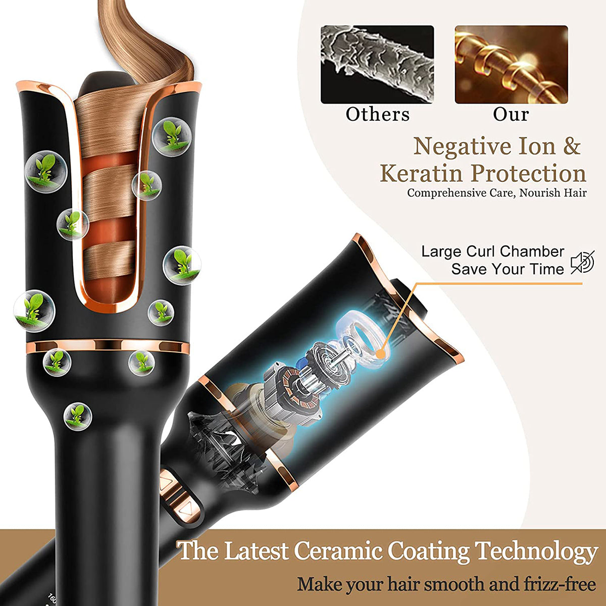 Automatic Curling Iron Wand