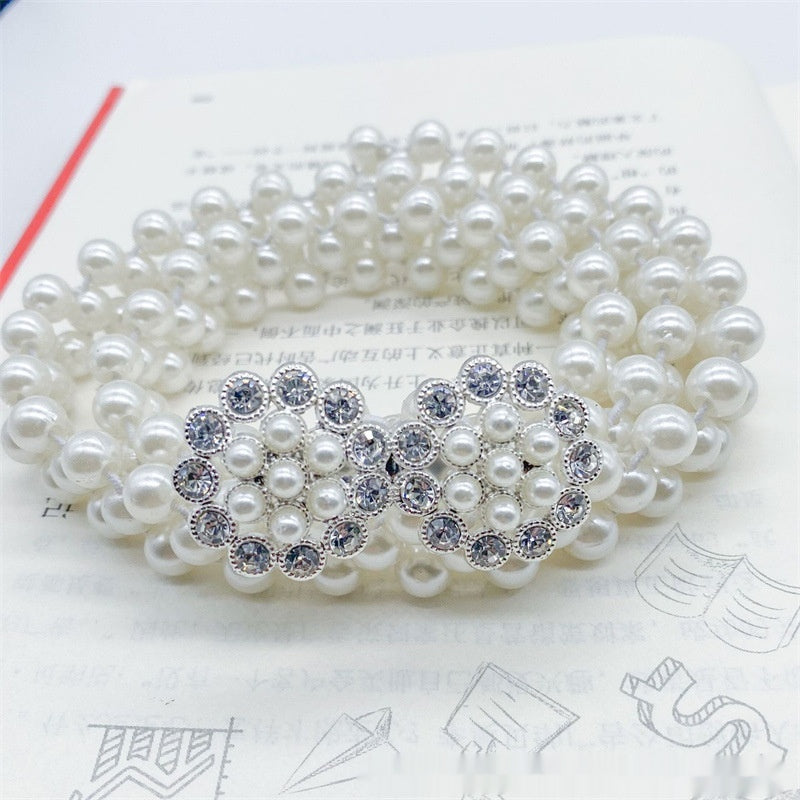 White Pearl Waist Chain Decoration