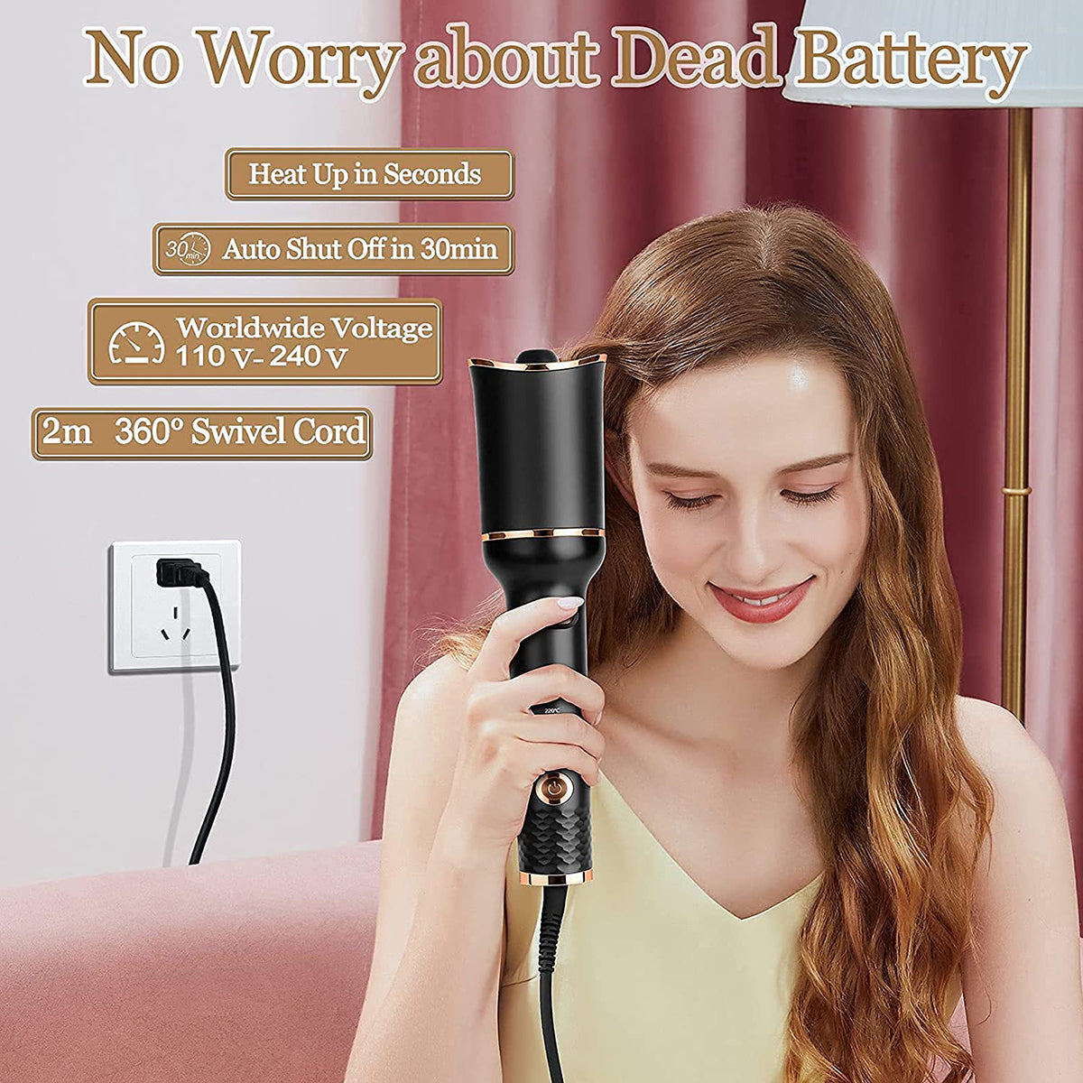 Automatic Curling Iron Wand