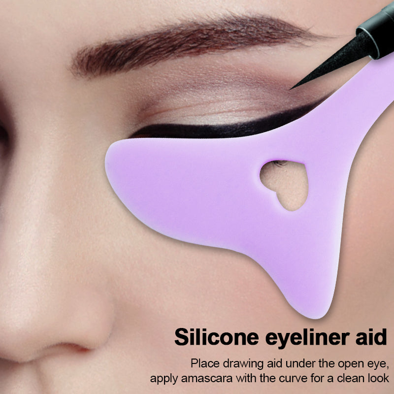 Silicone Eyeliner Stencil Wing Tip Face Cream Applicator For Beginners