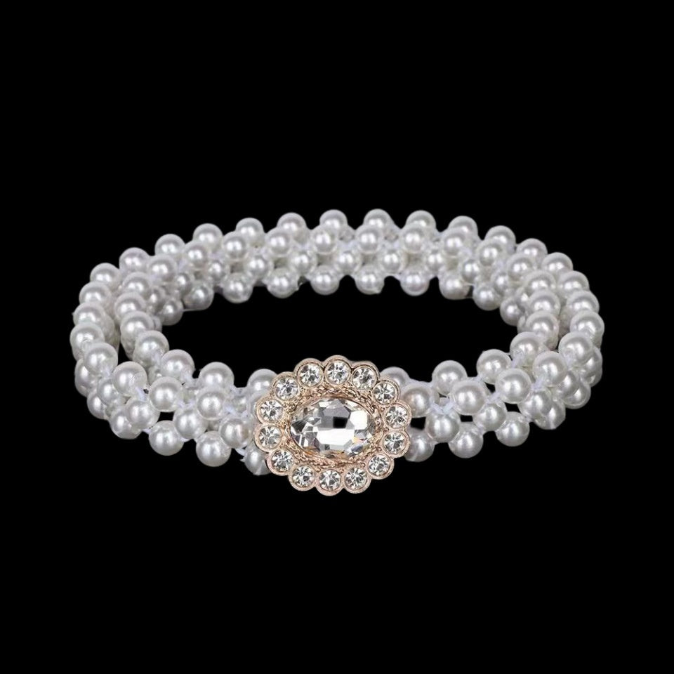 White Pearl Waist Chain Decoration