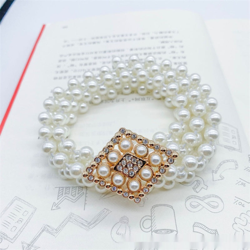 White Pearl Waist Chain Decoration