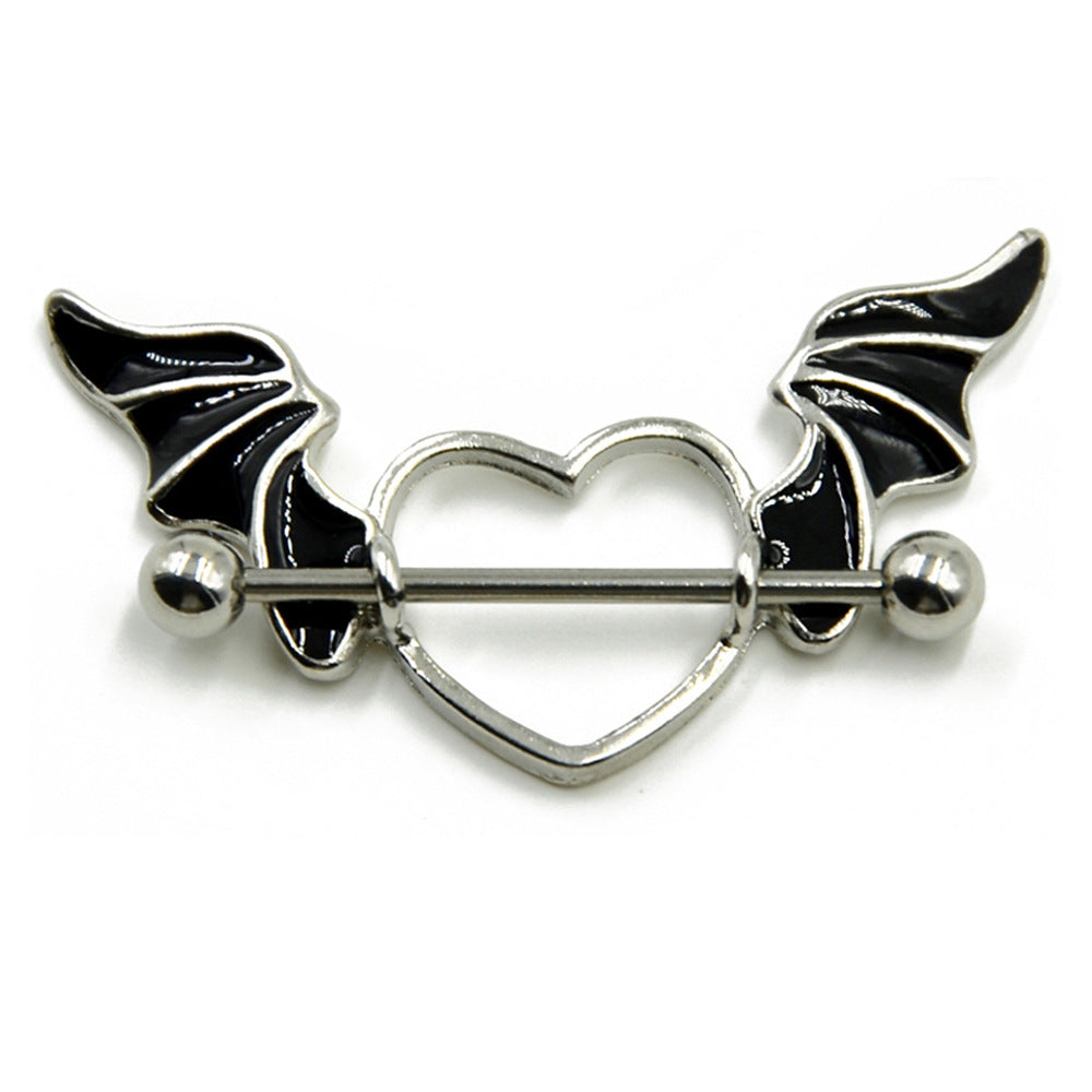 Heart-shaped piercing