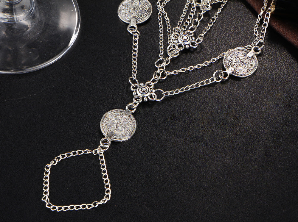 Silver Chain Barefoot Sandals Anklets