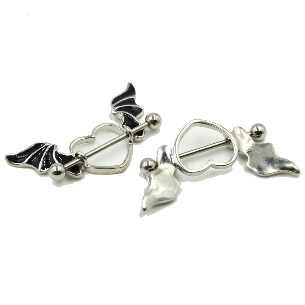 Heart-shaped piercing
