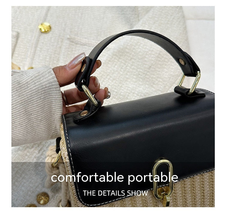 Western Style One-shoulder Versatile Woven Bag