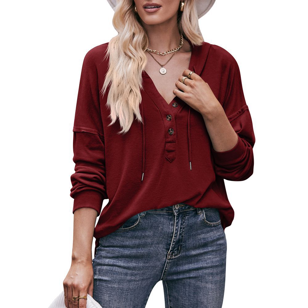 V-neck  Tops