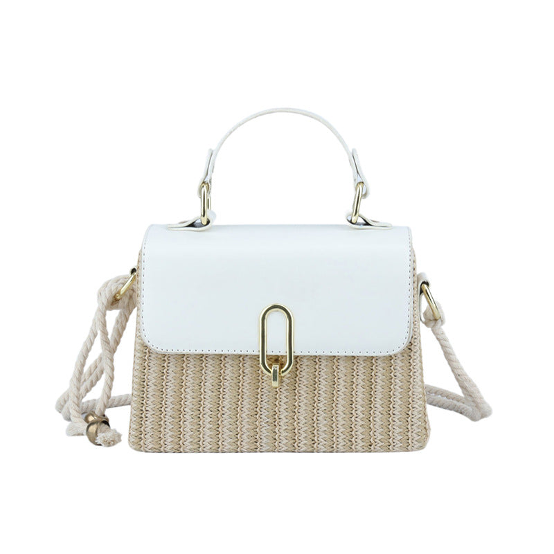 Western Style One-shoulder Versatile Woven Bag