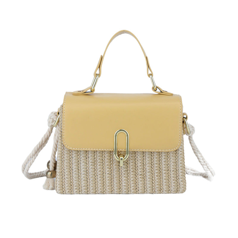 Western Style One-shoulder Versatile Woven Bag