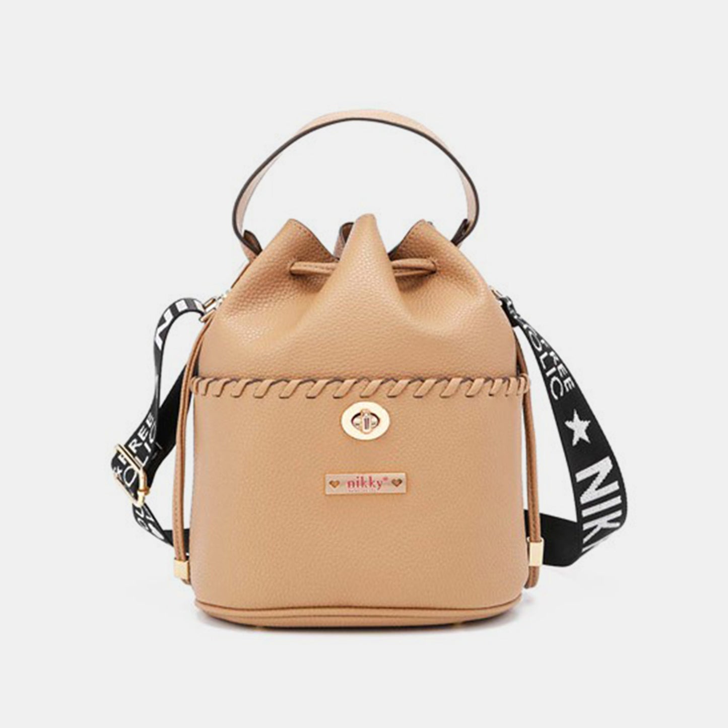 Nicole Lee  Drawstring Bucket Bag
