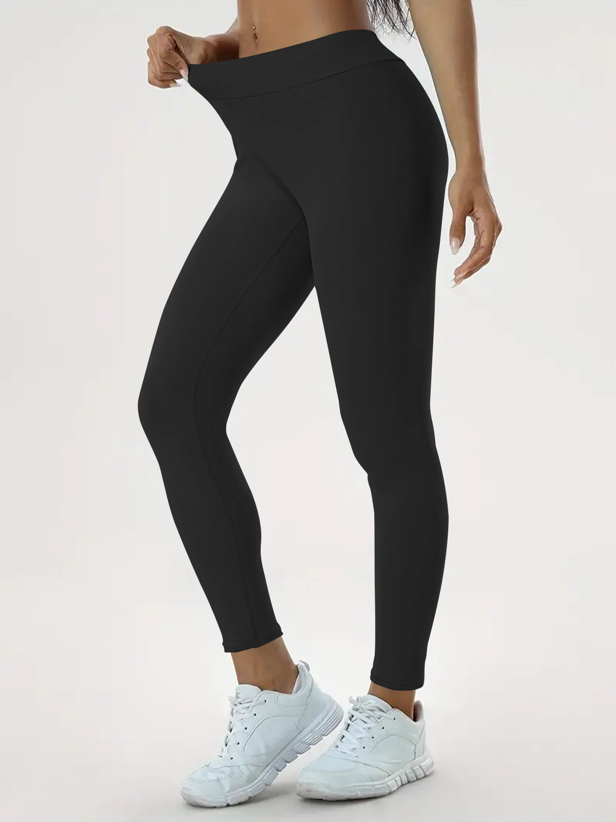 Lift High Elastic Tight Fitness Trousers