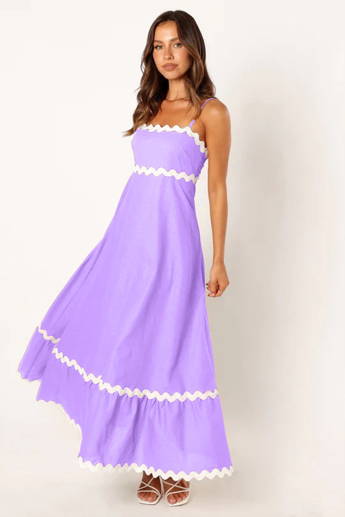 New Suspender Long Dress