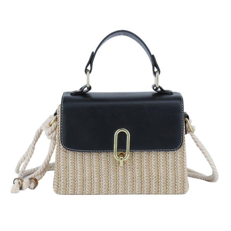 Western Style One-shoulder Versatile Woven Bag