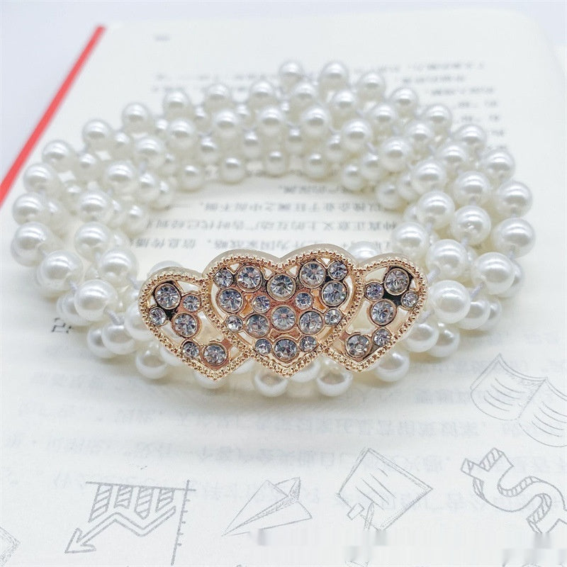 White Pearl Waist Chain Decoration
