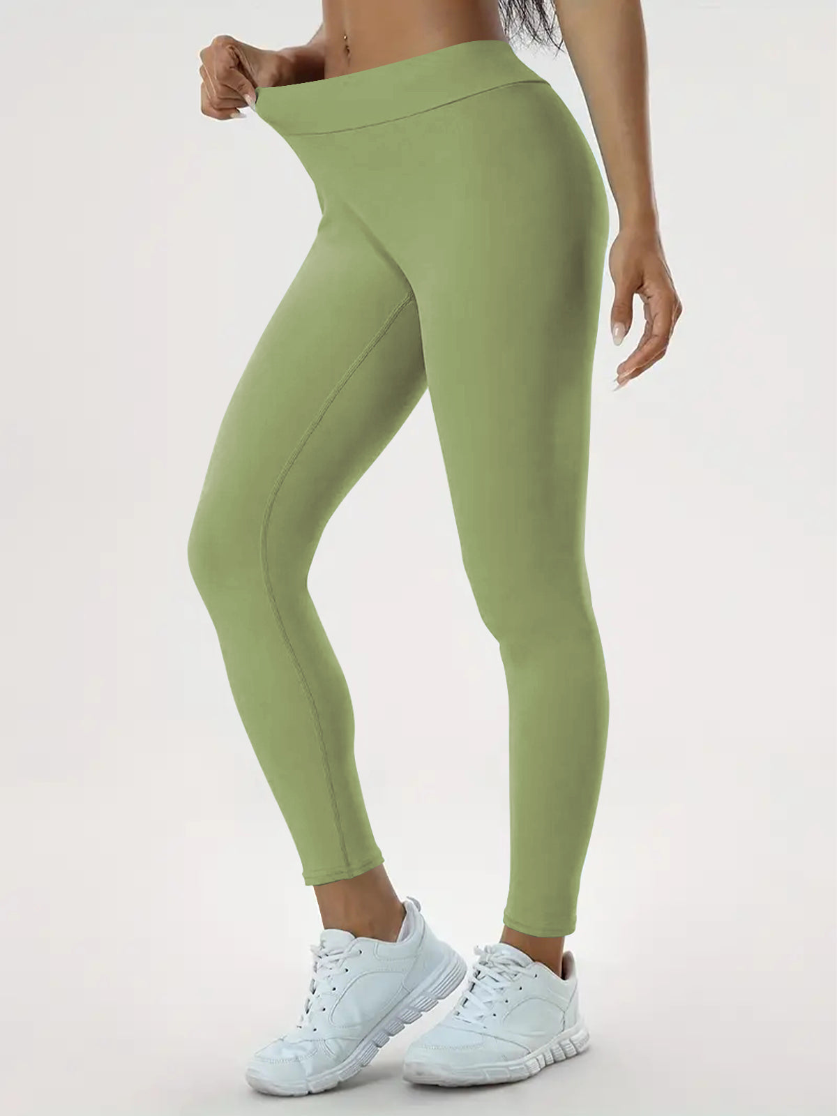 Lift High Elastic Tight Fitness Trousers