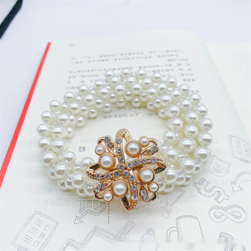 White Pearl Waist Chain Decoration