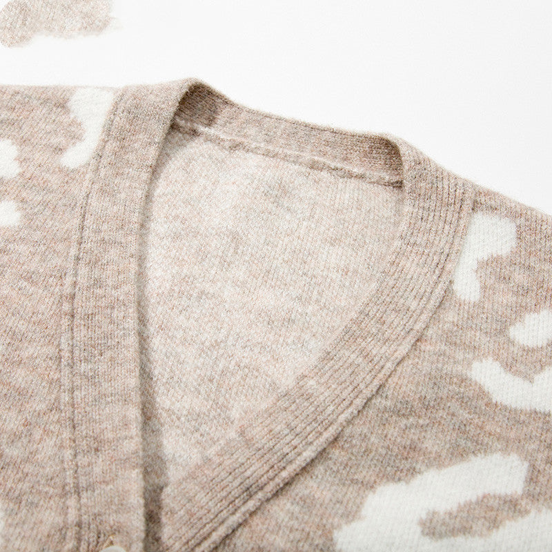 Winter V Neck Knitted Cardigans