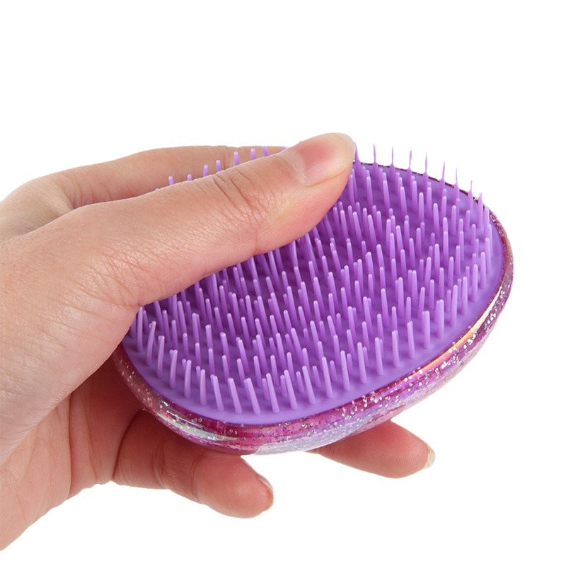 Multicolor Straight Hair Portable Tangling Teezer