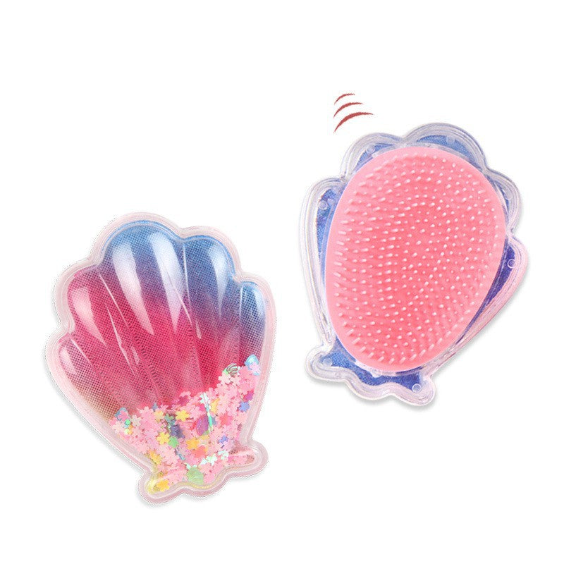 Multicolor Straight Hair Portable Tangling Teezer
