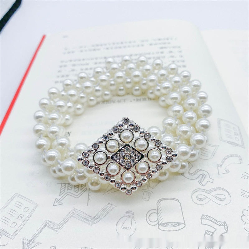 White Pearl Waist Chain Decoration