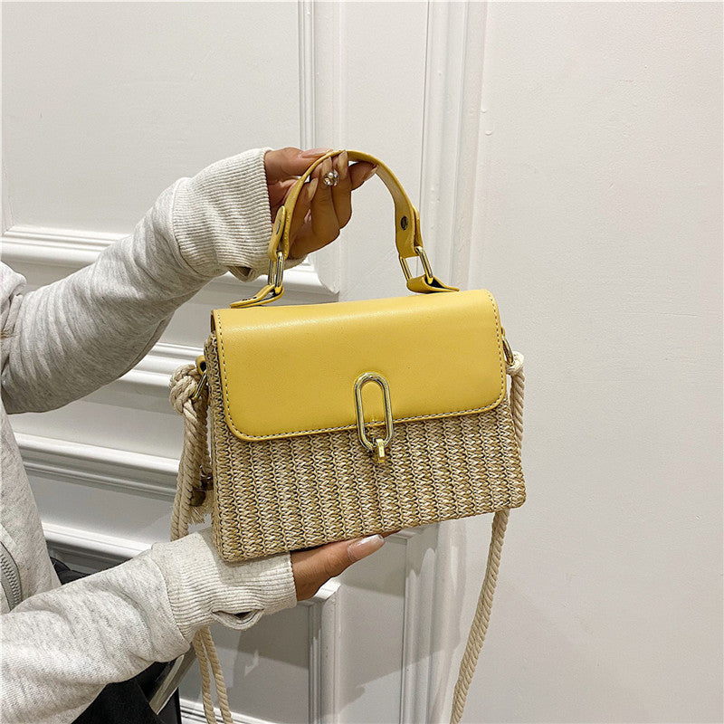 Western Style One-shoulder Versatile Woven Bag