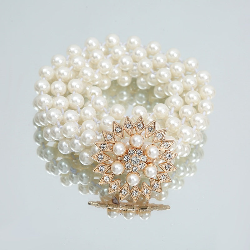 White Pearl Waist Chain Decoration