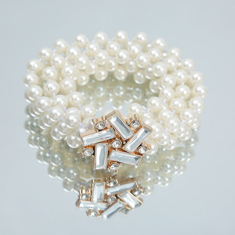 White Pearl Waist Chain Decoration