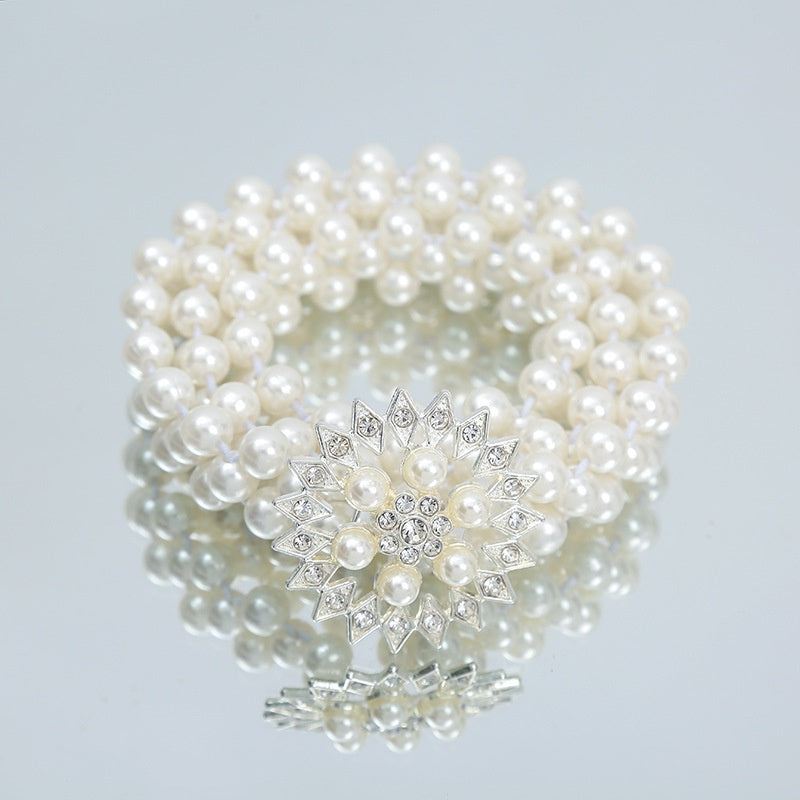 White Pearl Waist Chain Decoration