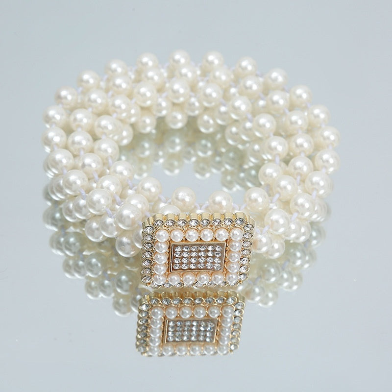 White Pearl Waist Chain Decoration